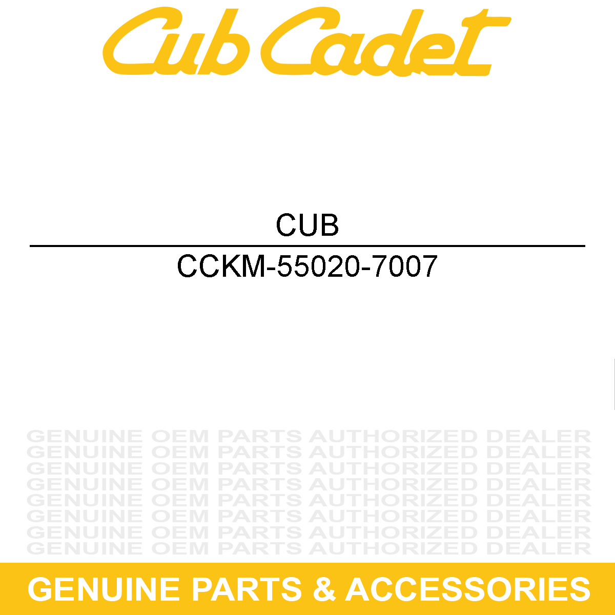 CUB CADET KM-55020-7007 Guard