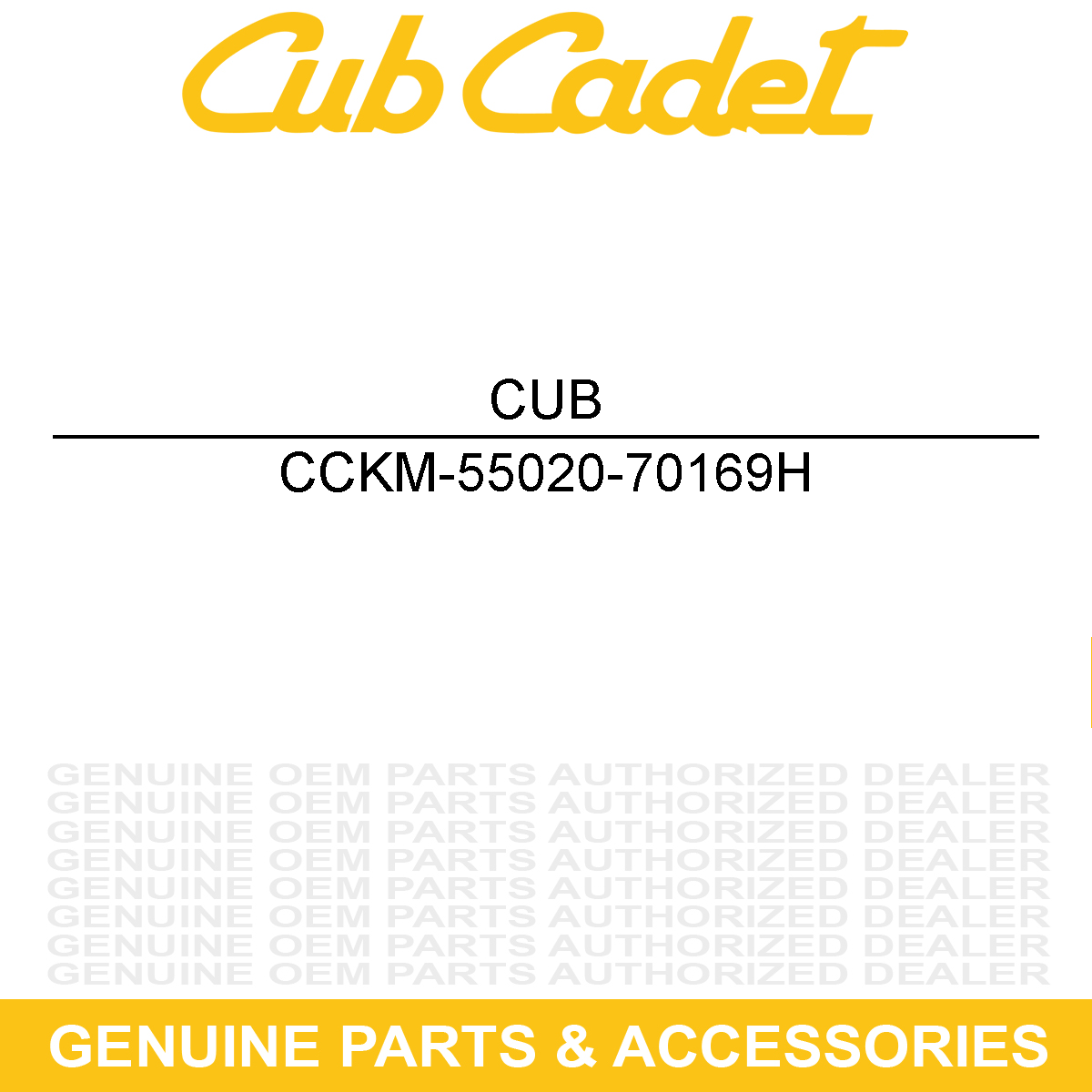 CUB CADET KM-55020-70169H Guard