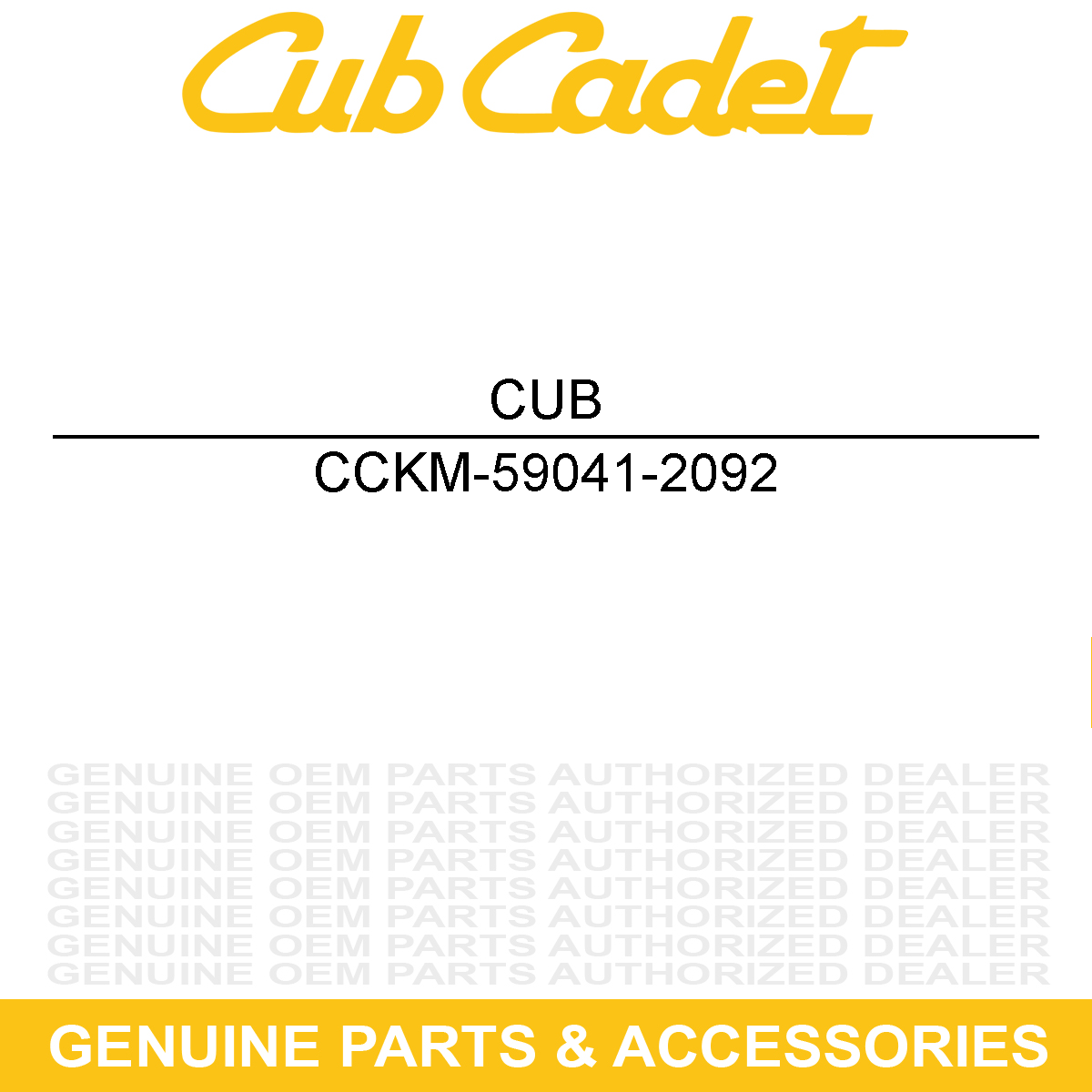 CUB CADET KM-59041-2092 Fan