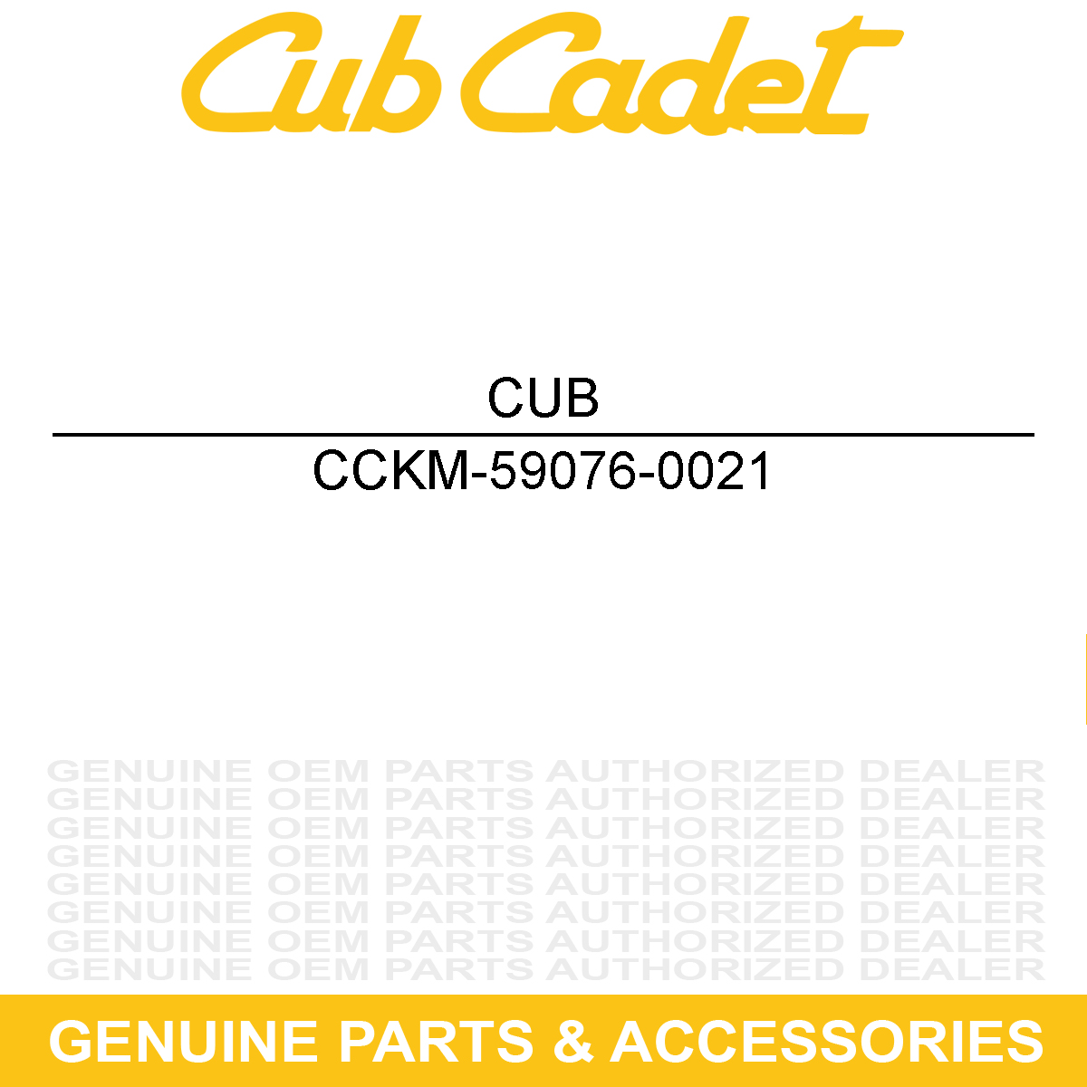 CUB CADET KM-59076-0021 Intake Manifold