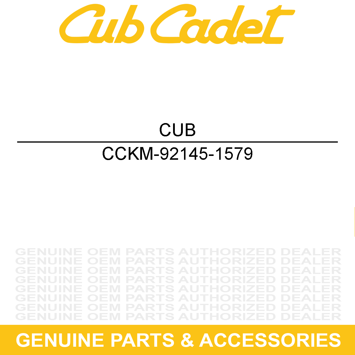 CUB CADET KM-92145-1579 Spring