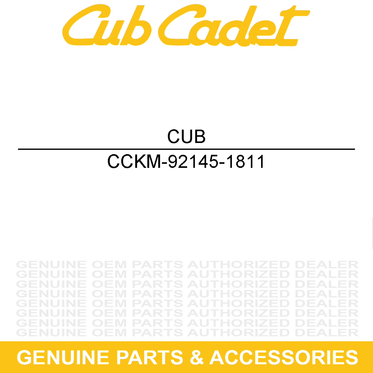 CUB CADET KM-92145-1811 Spring