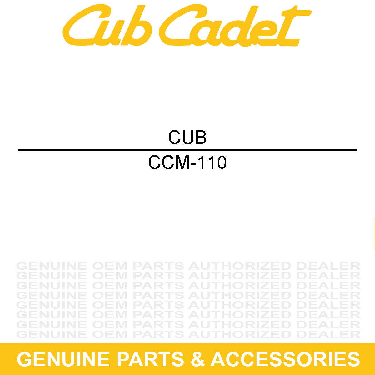 CUB CADET M-110 Muffler