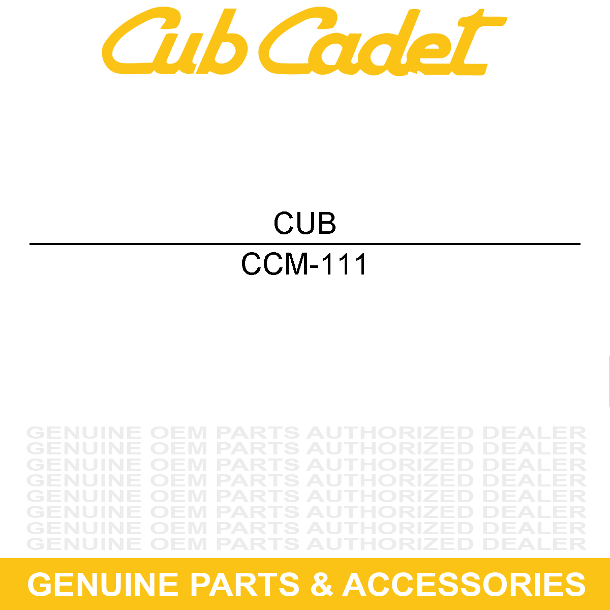 CUB CADET M-111 Muffler