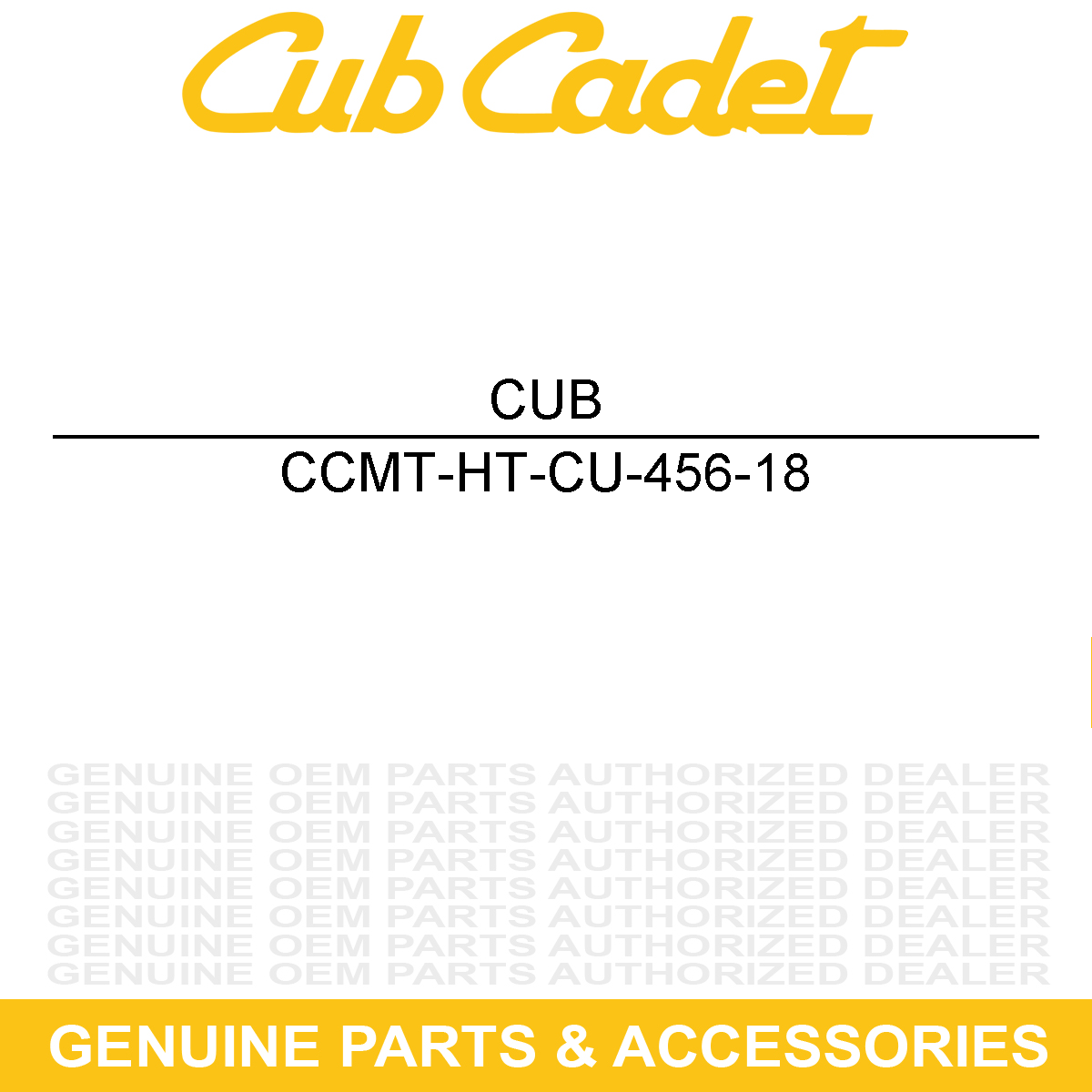 CUB CADET MT-HT-CU-456-18 Valve