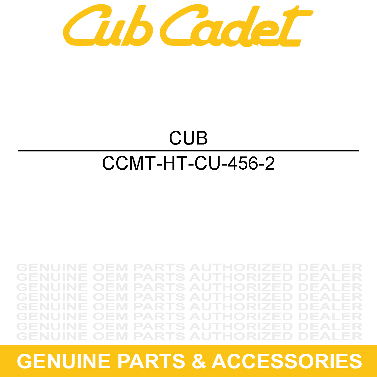 CUB CADET MT-HT-CU-456-2 Heater