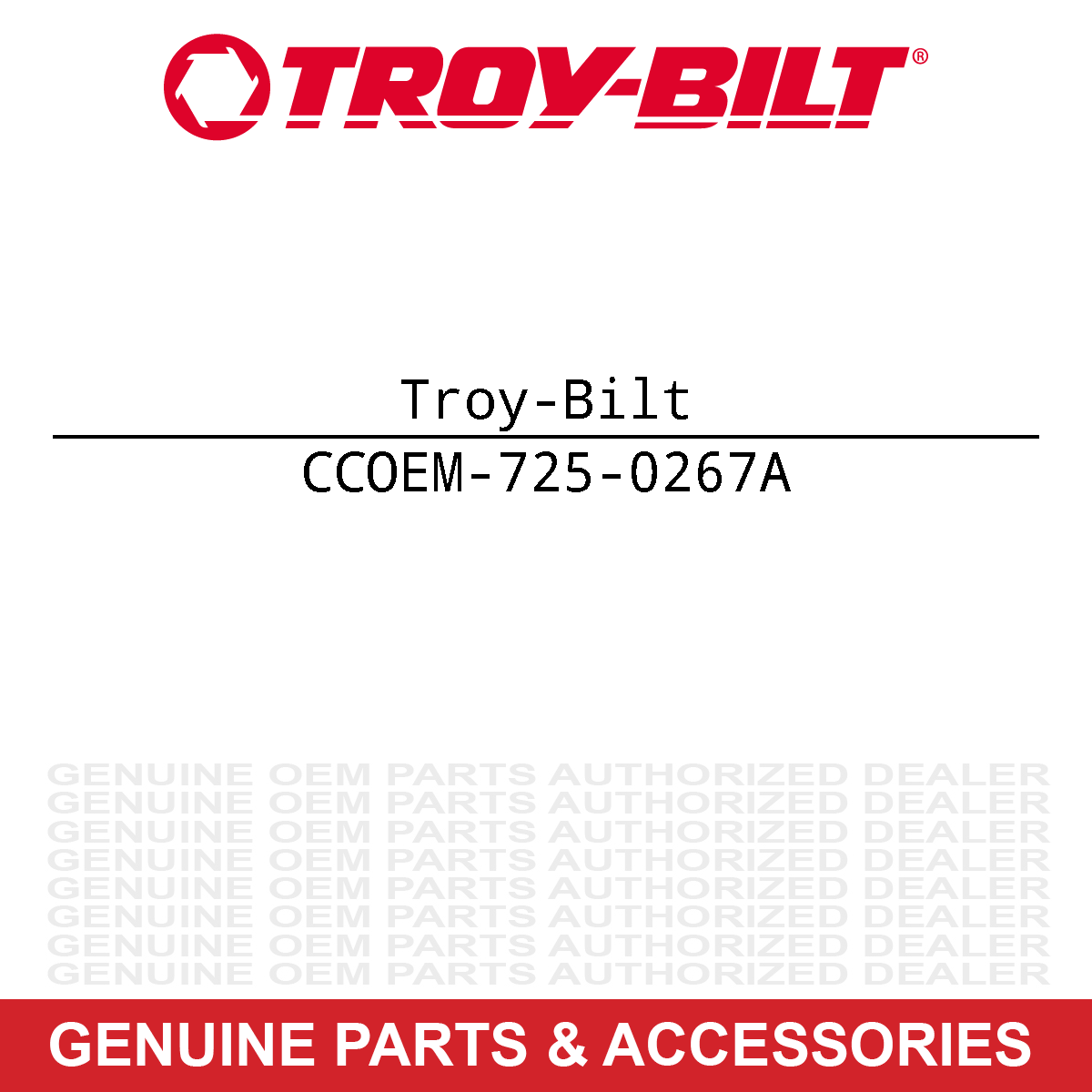Troy-Bilt OEM-725-0267A Ignition Switch
