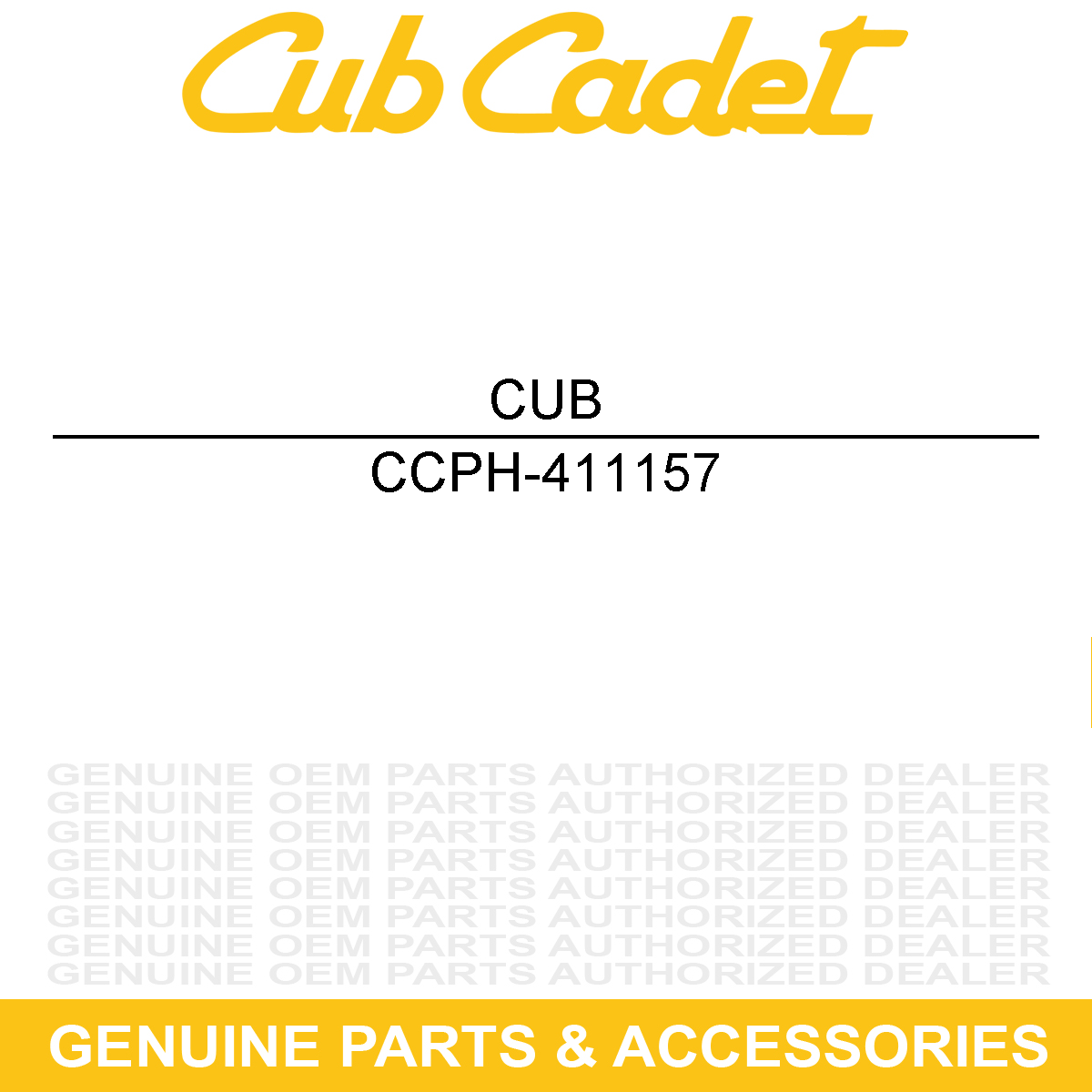 CUB CADET PH-411157 Breather