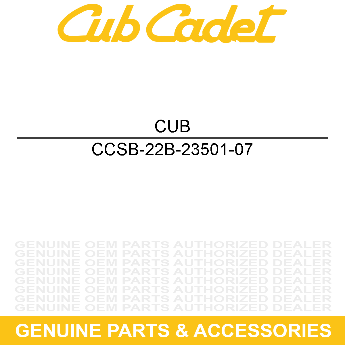 CUB CADET SB-22B-23501-07 Piston Ring