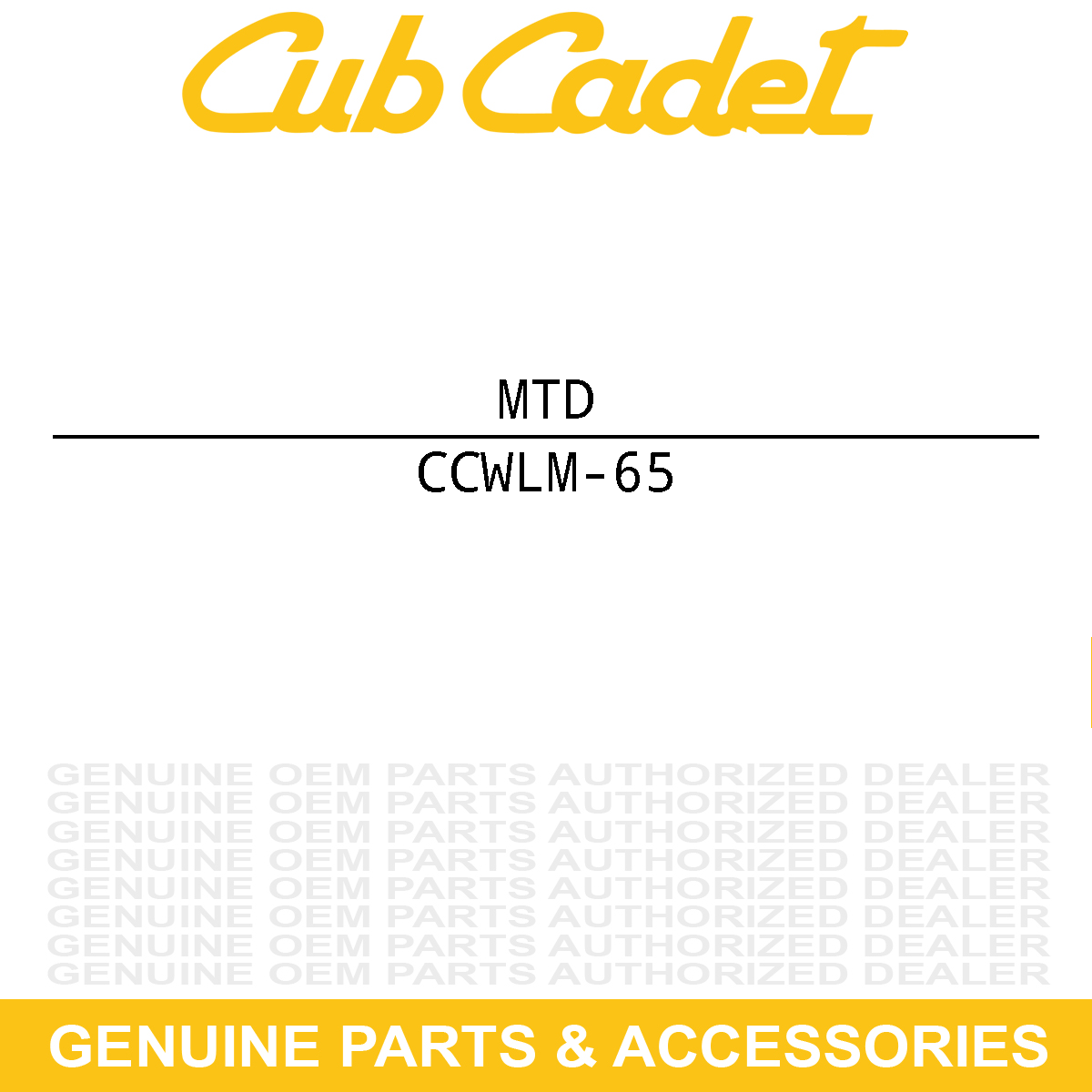 MTD WLM-65 Trimline