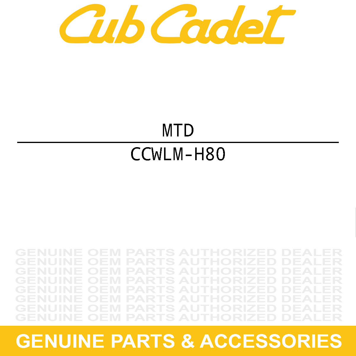 MTD WLM-H80 Trimline