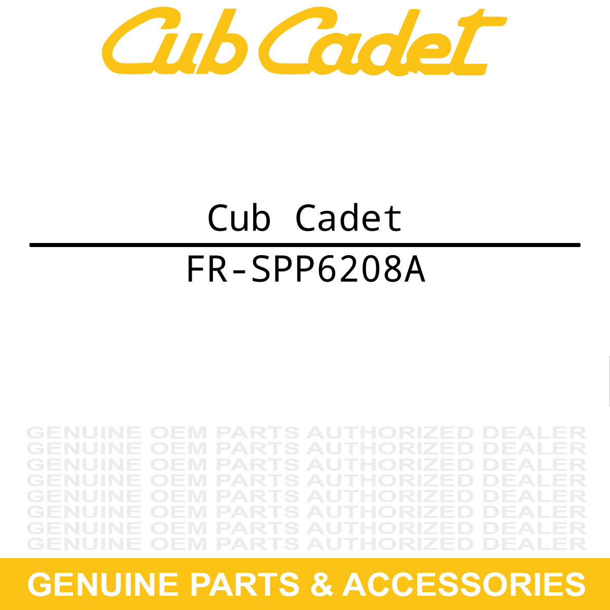 CUB CADET FR-SPP6208A Robotic Lawn Mower