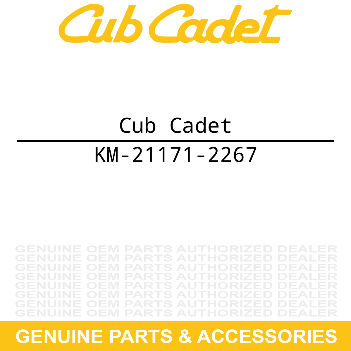 CUB CADET KM-21171-2267 Ignition Coil