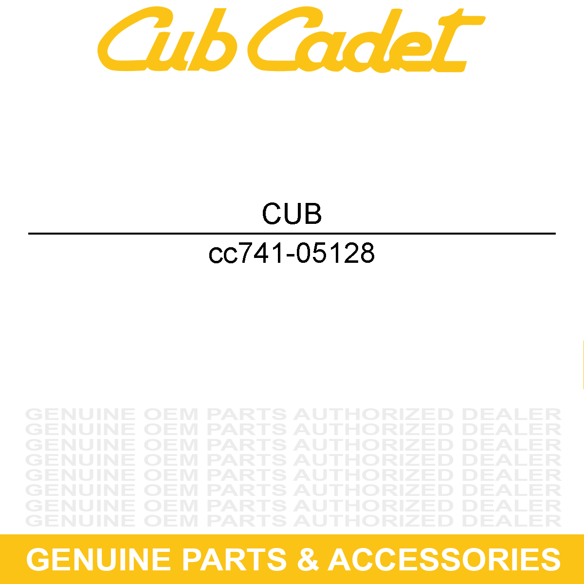 CUB CADET 741-05128 Bearing