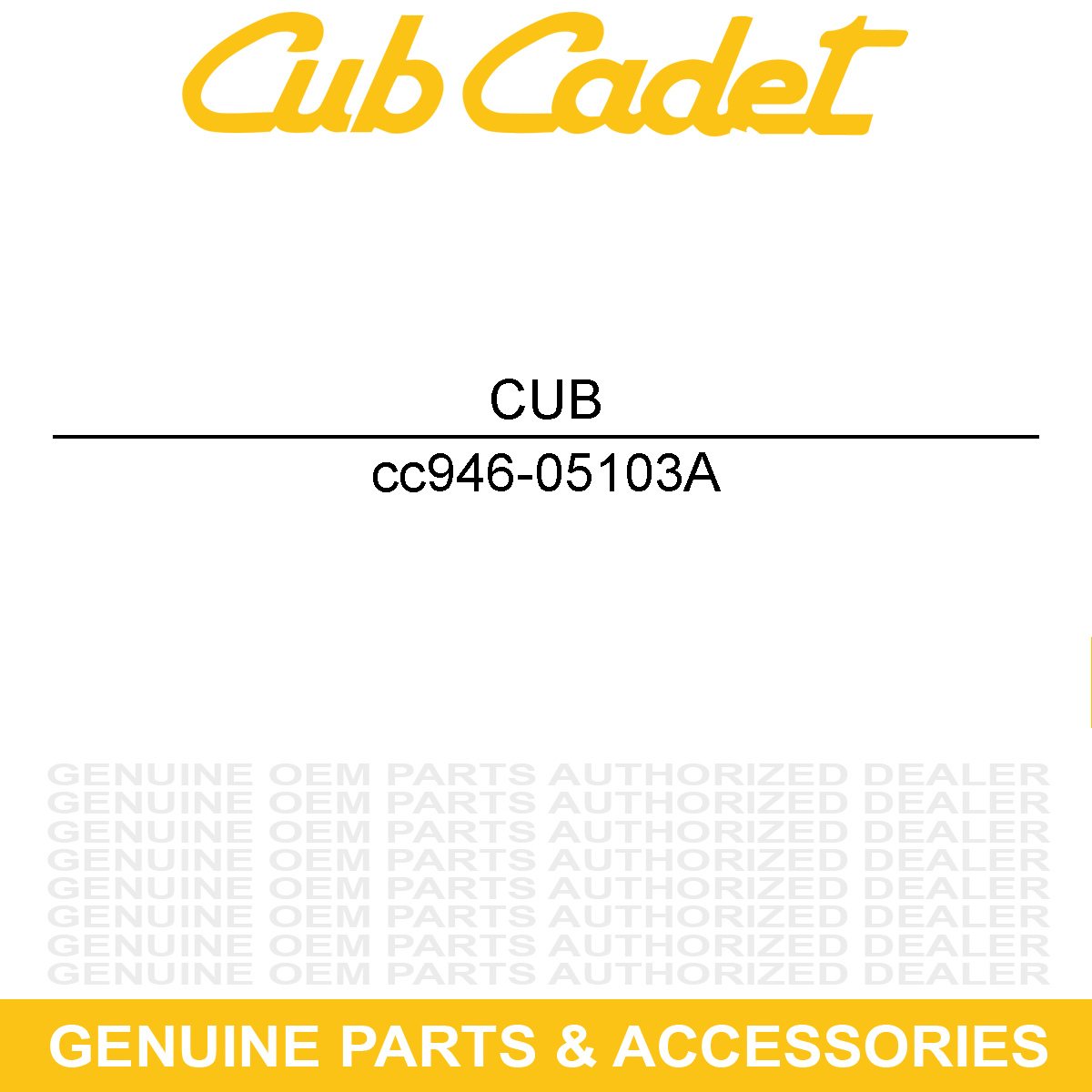 CUB CADET 946-05103A Brake Cable