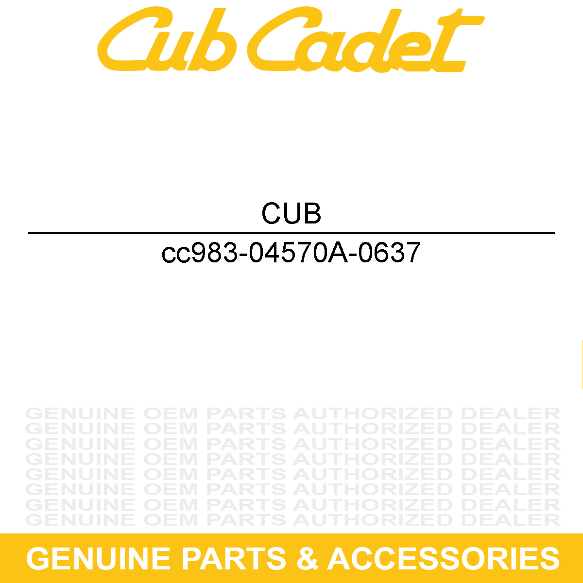 MTD 983-04570A-0637 Deck