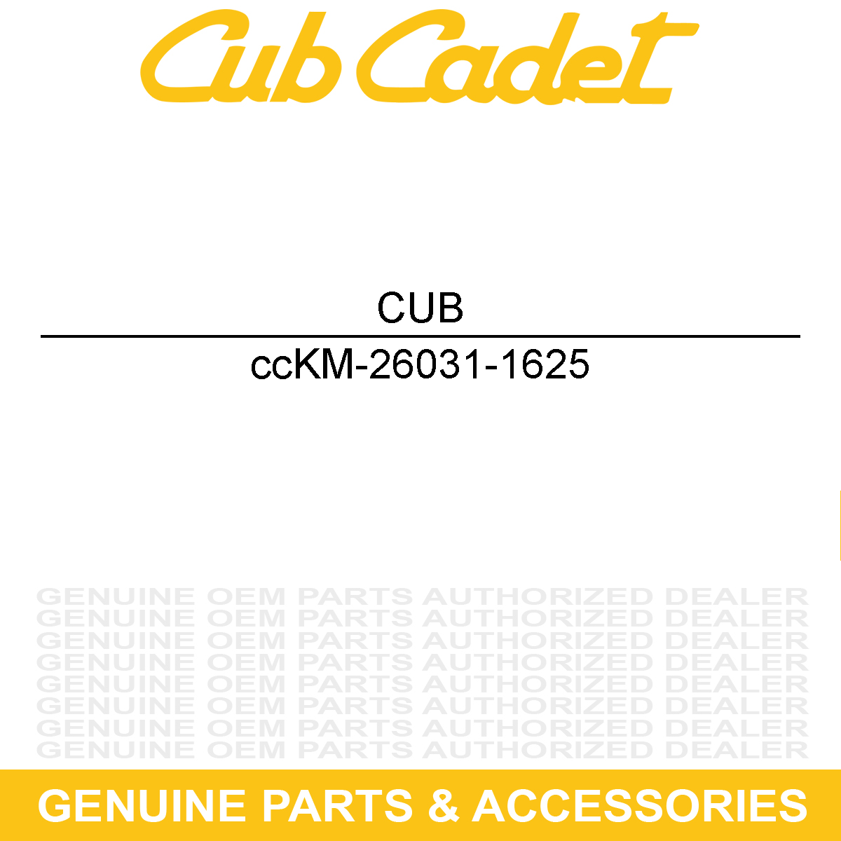 CUB CADET KM-26031-1625 Electrical Harness