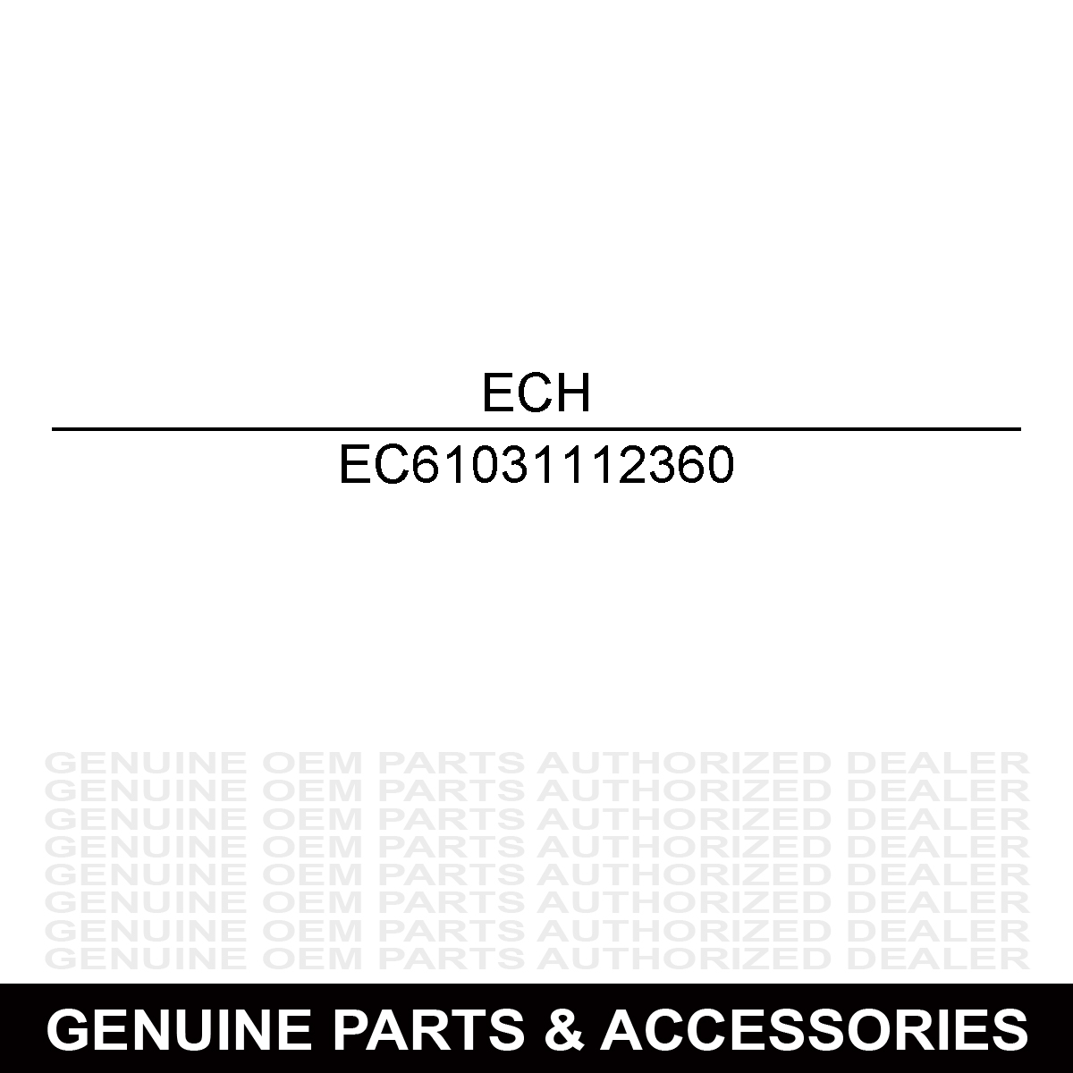 Echo 61031112360 Gear