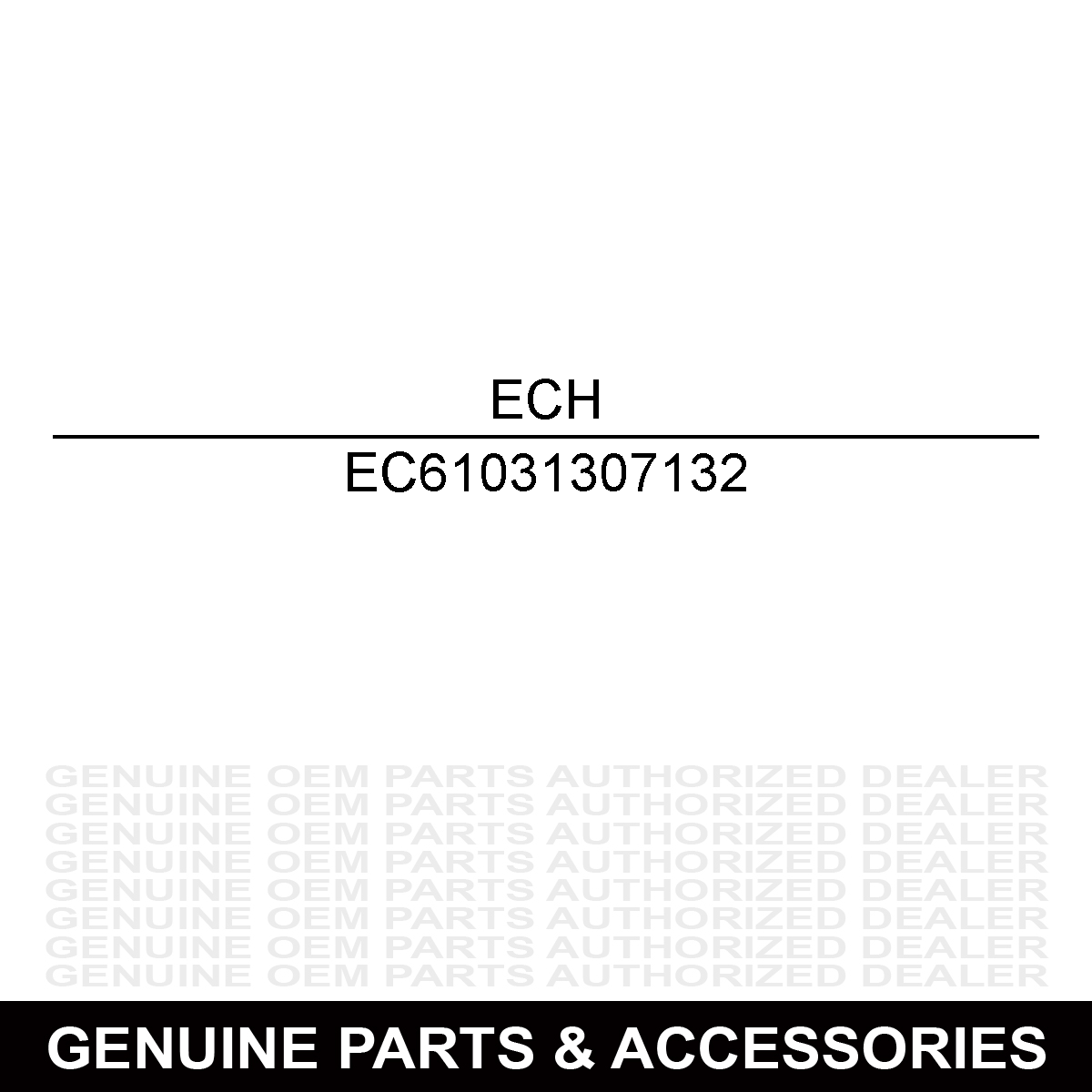 Echo 61031307132 Plate
