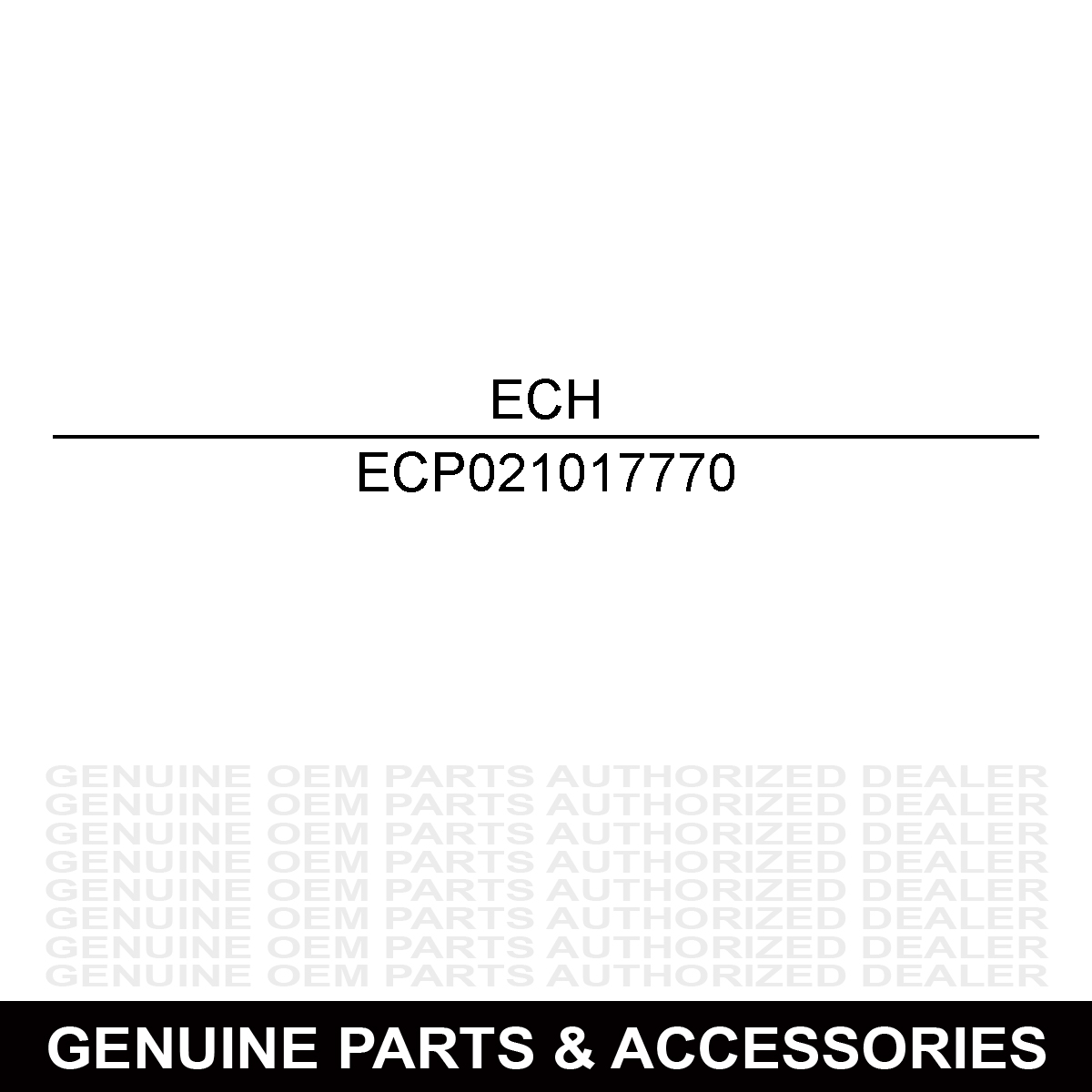 Echo P021017770 Tube