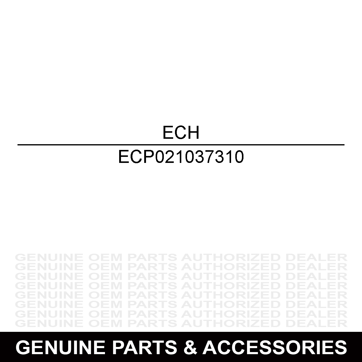 Echo P021037310 Piston