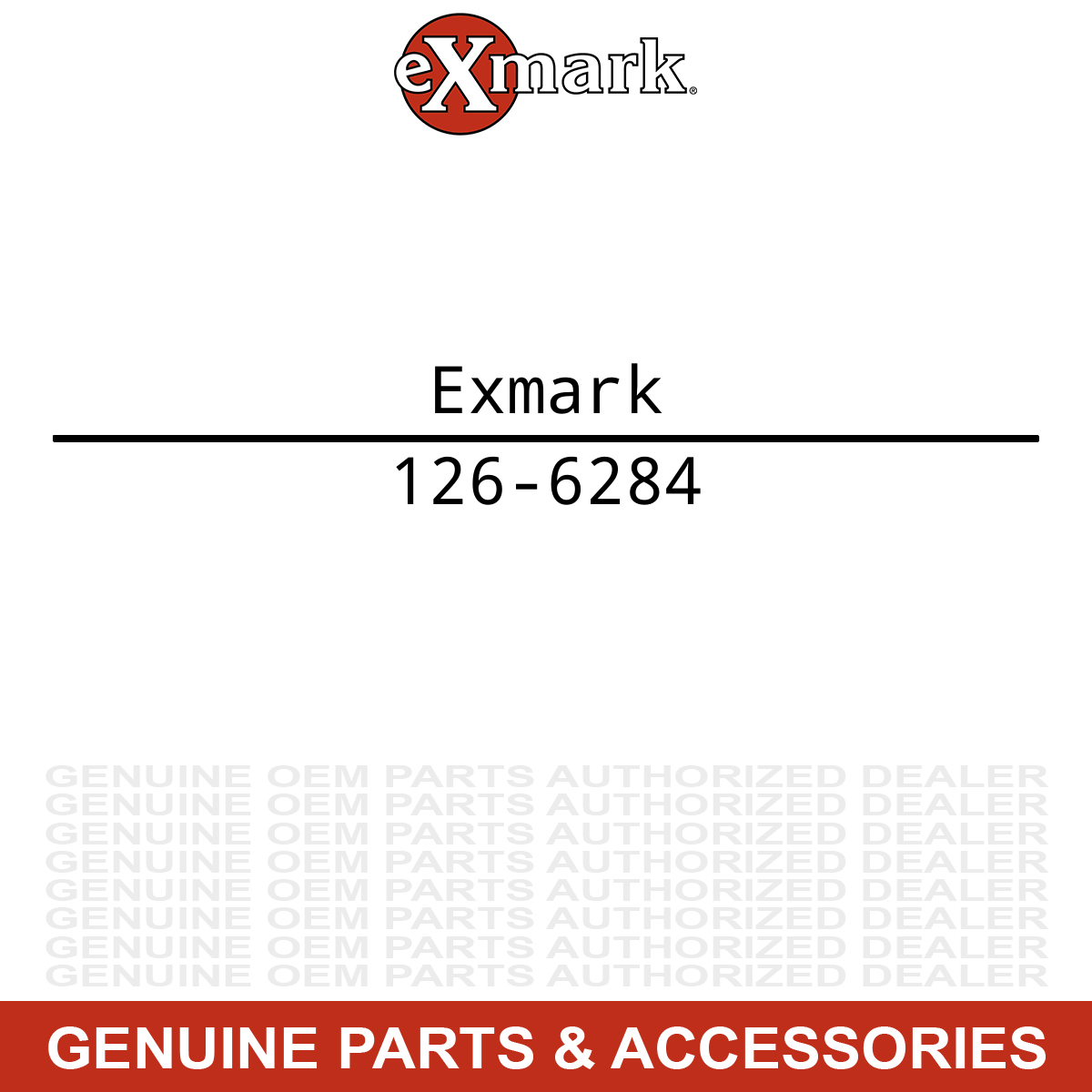 Exmark 126-6284 Plate