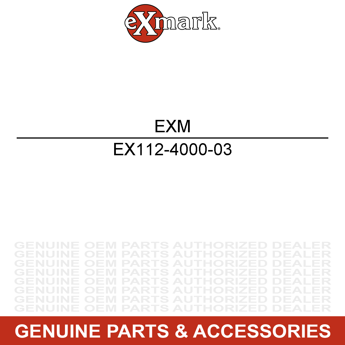 Exmark 112-4000-03 Ring