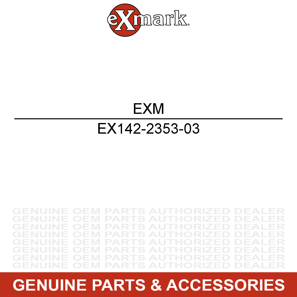 Exmark 142-2353-03 Brace