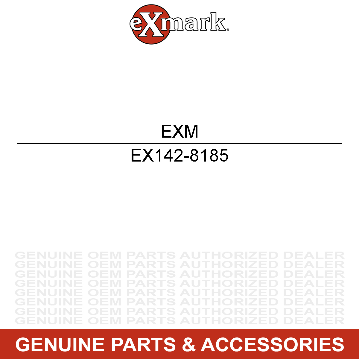 Exmark 142-8185 Decal