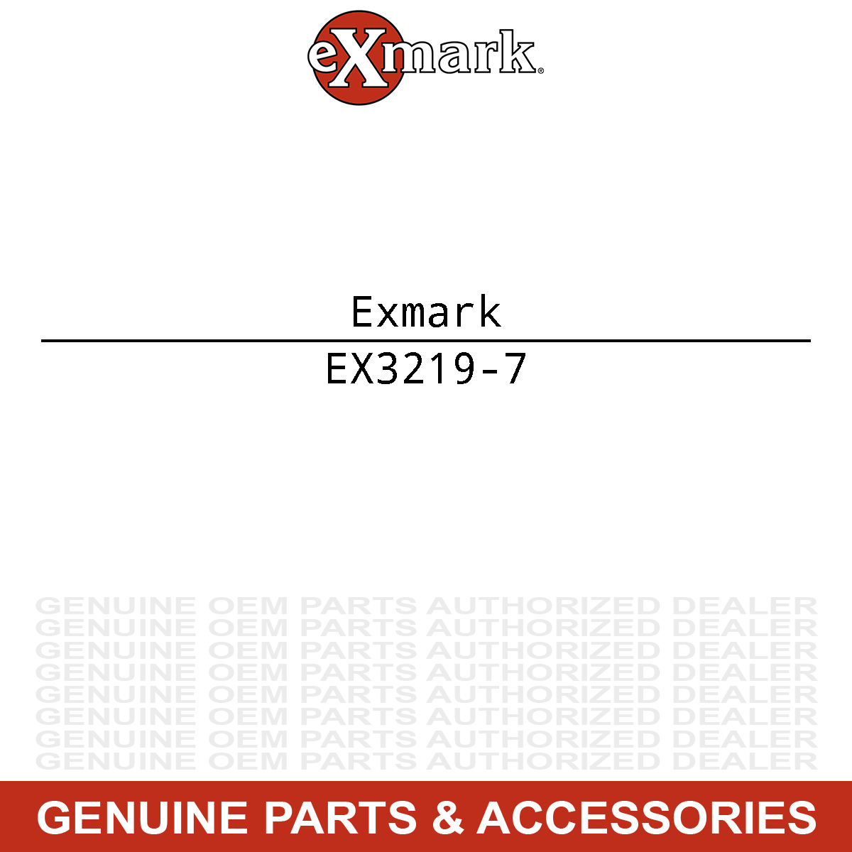 Exmark 3219-7 Nut