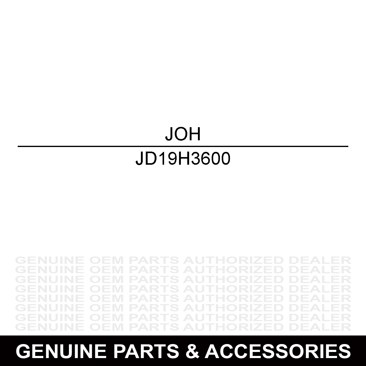 John Deere 19H3600 Screw