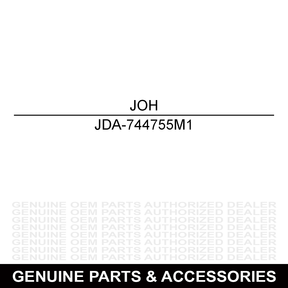 John Deere A-744755M1 Gasket