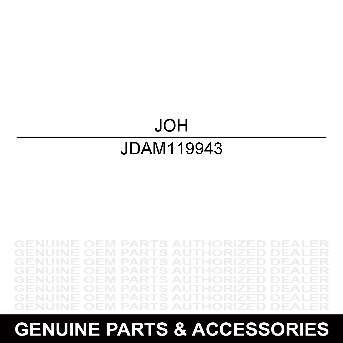John Deere AM119943 Switch