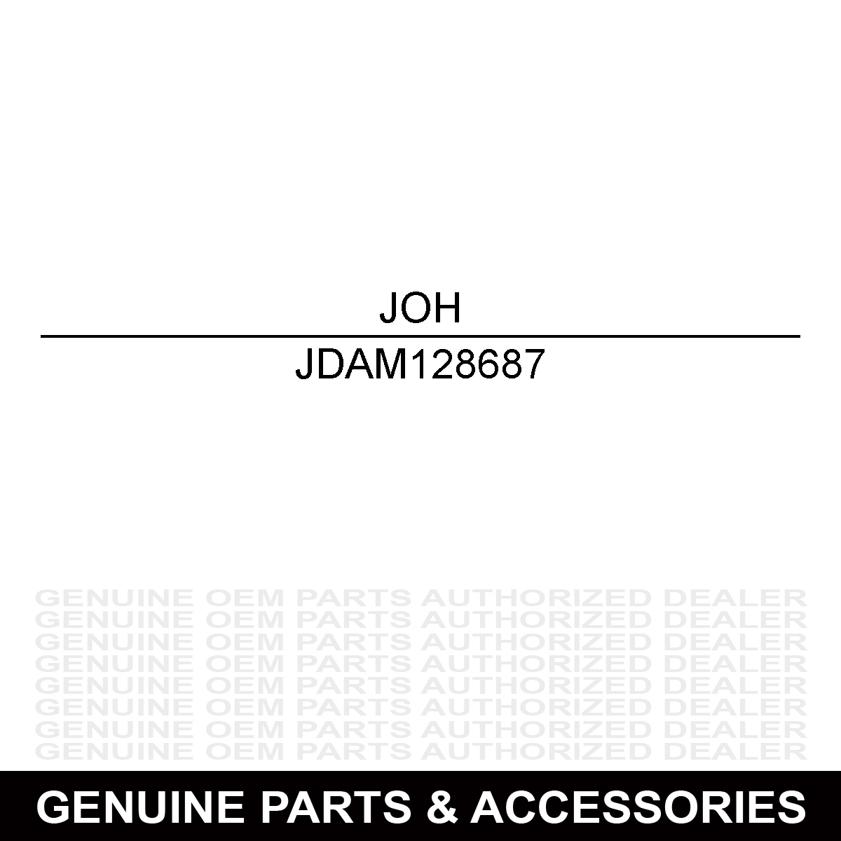 John Deere AM128687 Cover