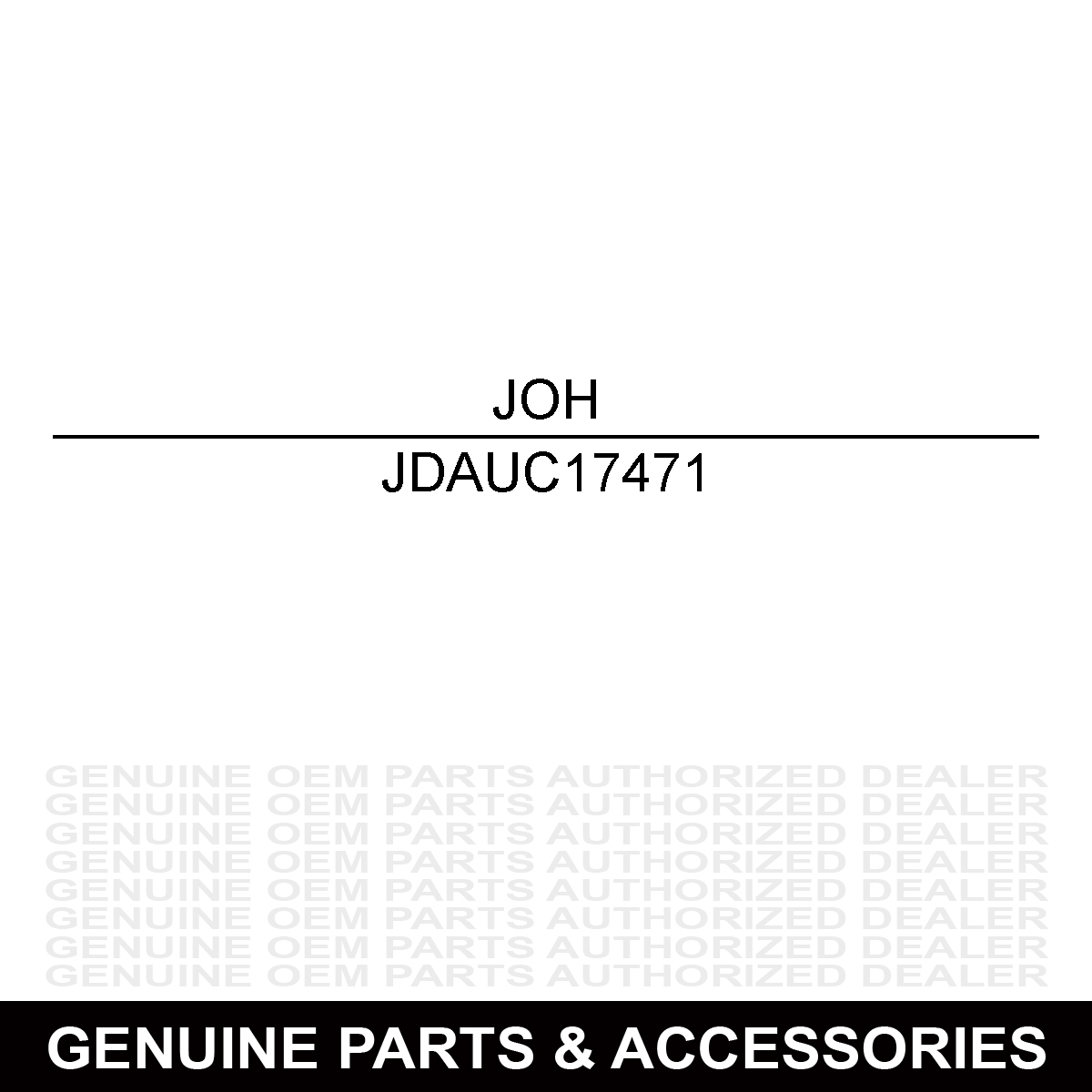 John Deere AUC17471 Panel