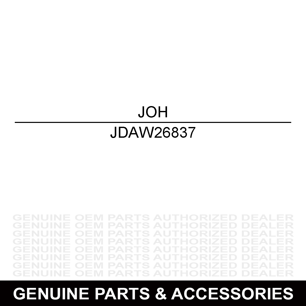 John Deere AW26837 Oil Filter