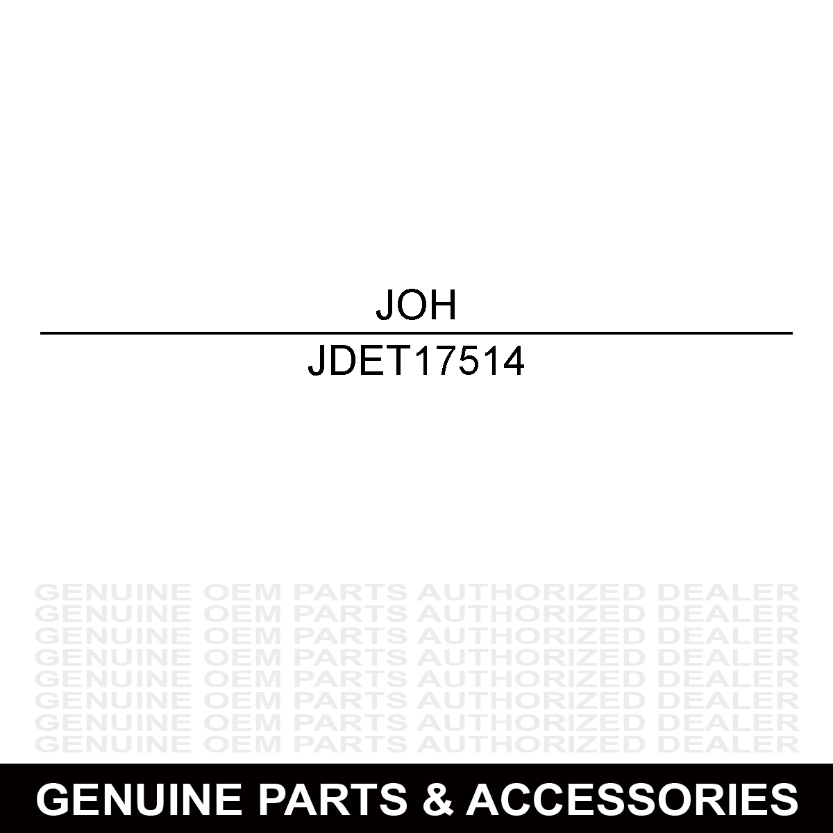 John Deere ET17514 Shaft