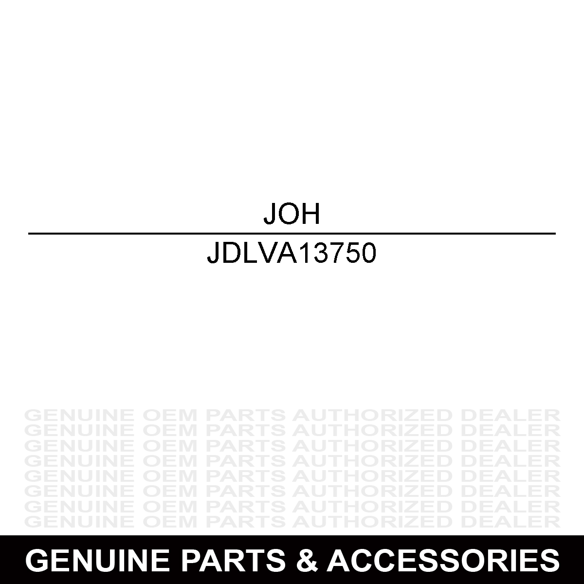 John Deere LVA13750 Oil Line