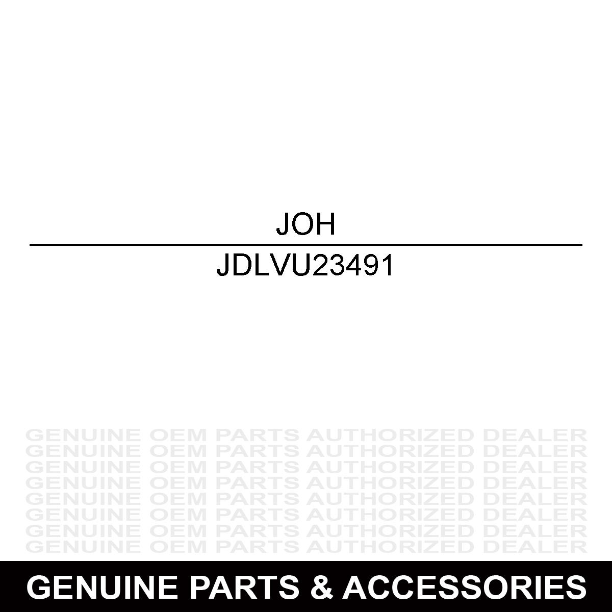 John Deere LVU23491 Rod