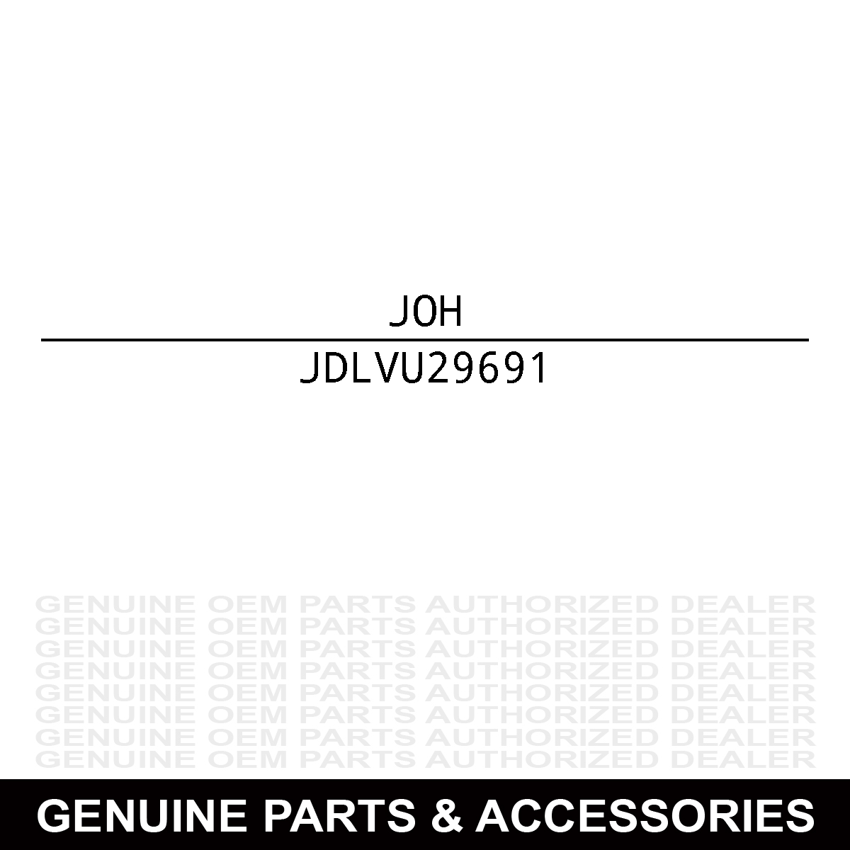 John Deere LVU29691 Rod