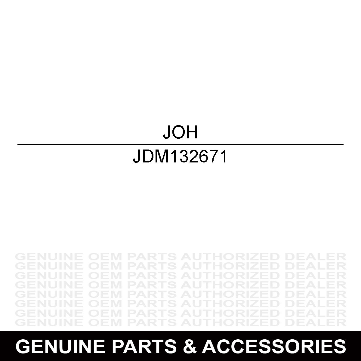 John Deere M132671 Cover