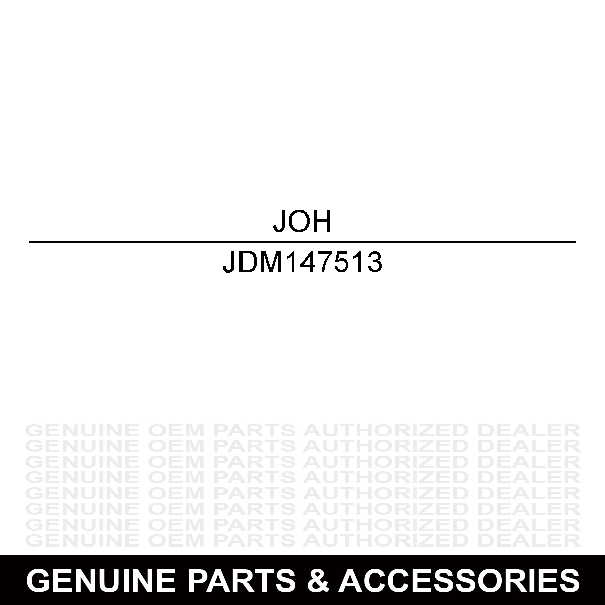 John Deere M147513 Gasket