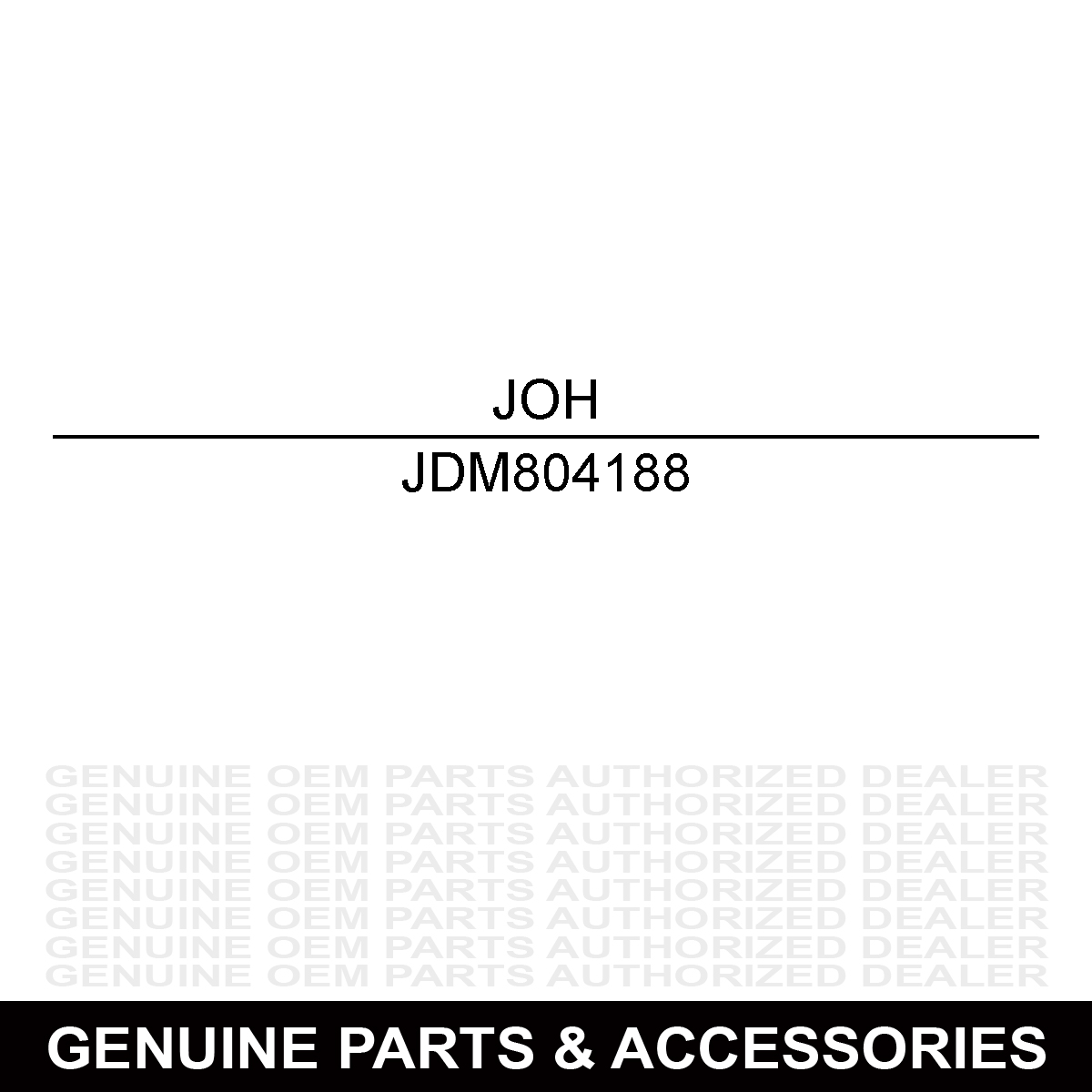 John Deere M804188 Seal