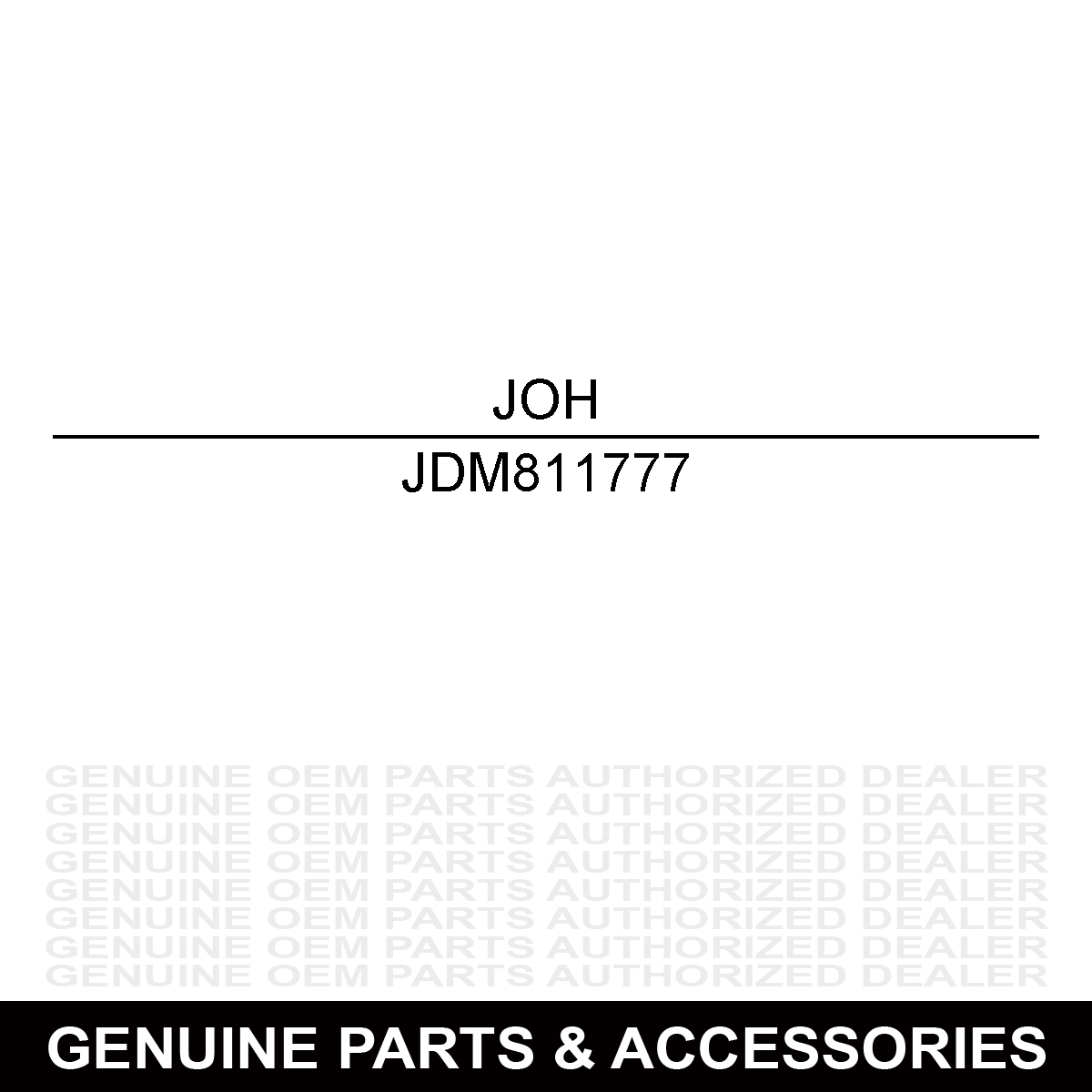 John Deere M811777 Gasket