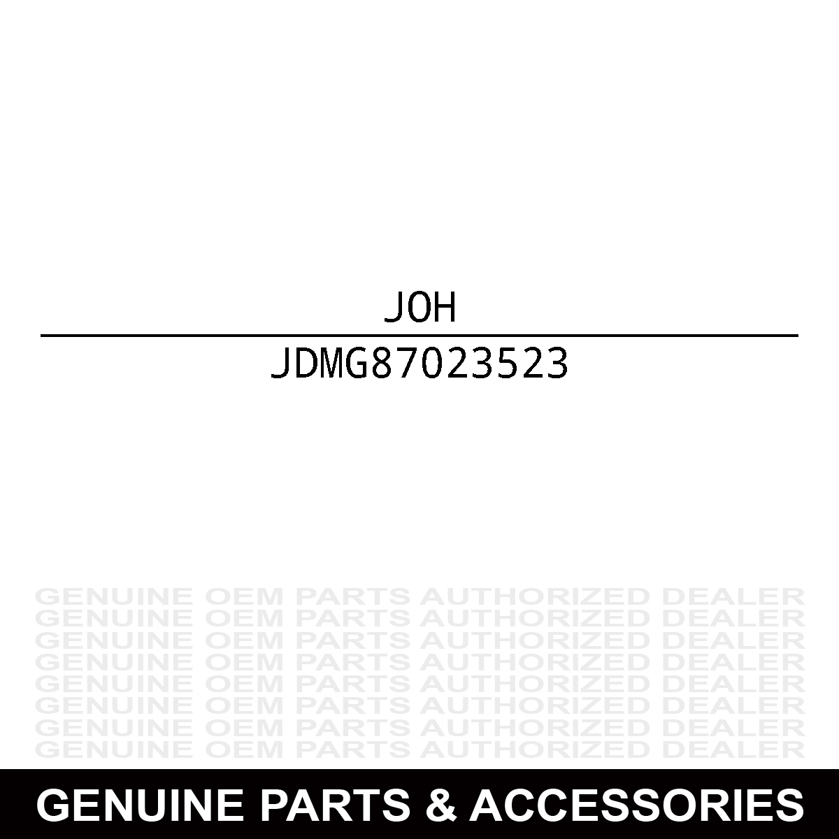 John Deere MG87023523 Disk