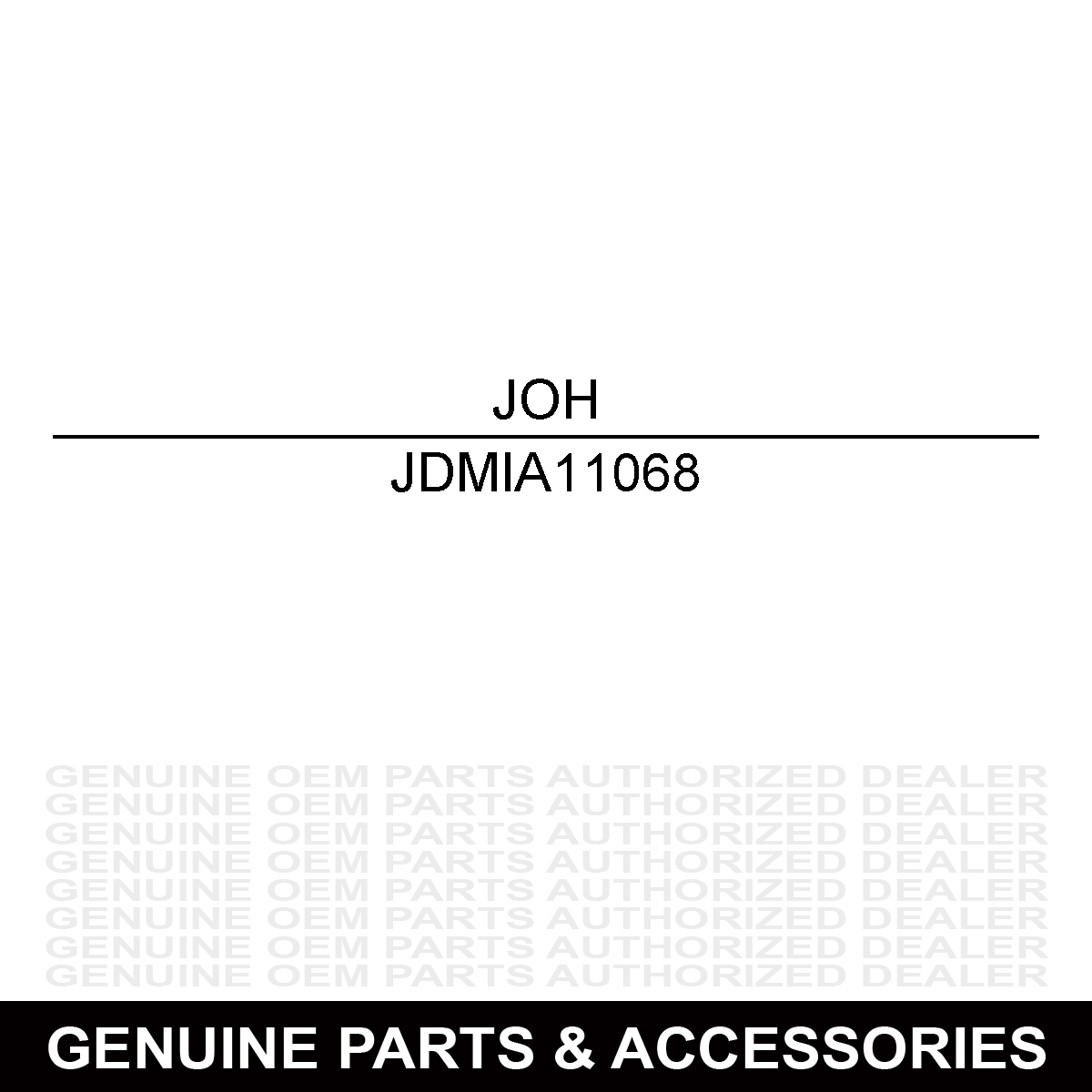 John Deere MIA11068 Connection