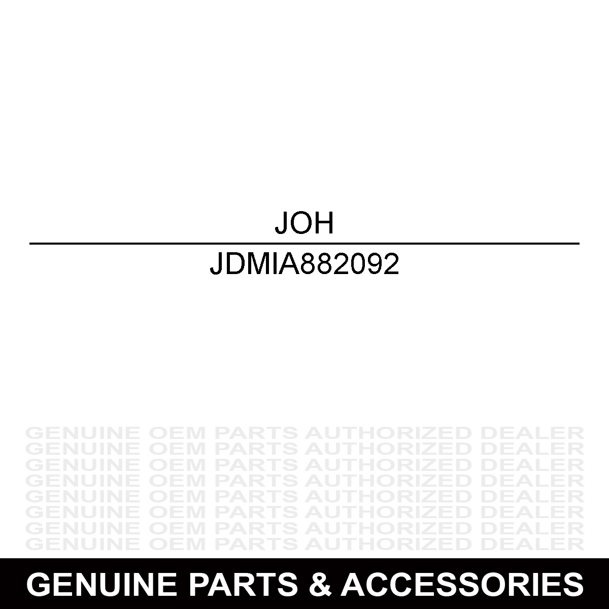 John Deere MIA882092 Water Pump