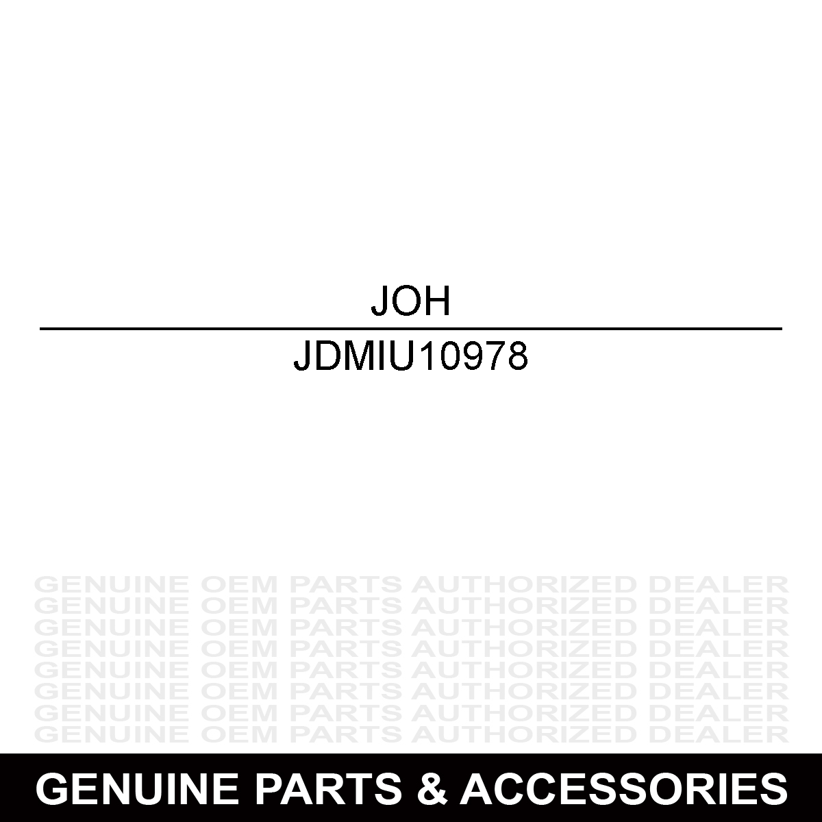 John Deere MIU10978 Fan