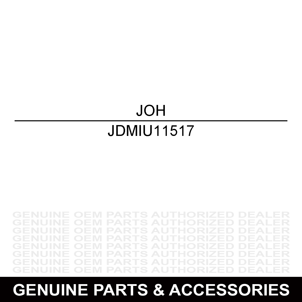 John Deere MIU11517 Filter
