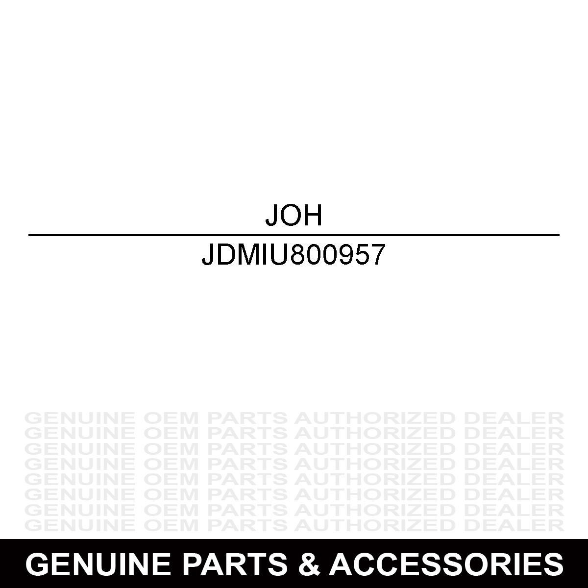 John Deere MIU800957 Filter